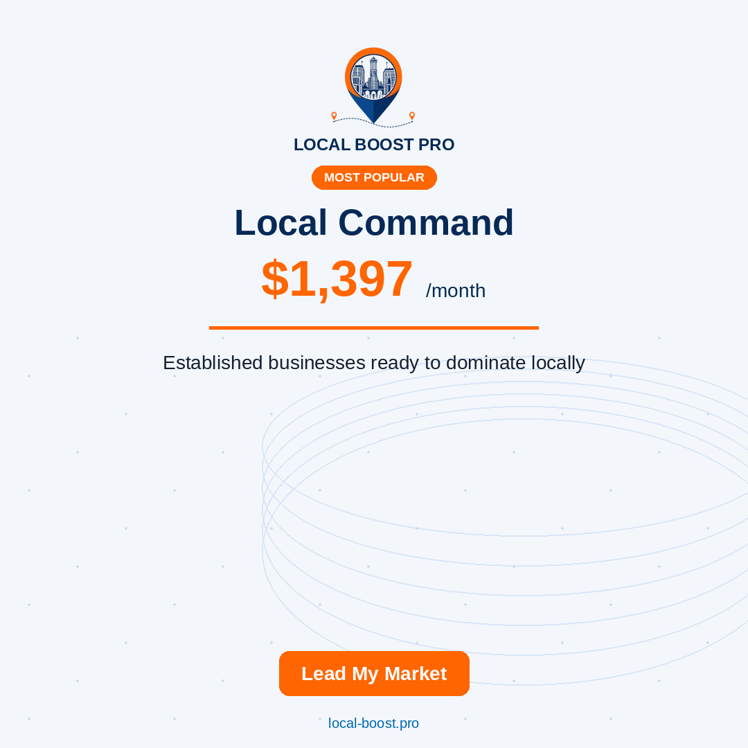 Local Command $1,397/month package card